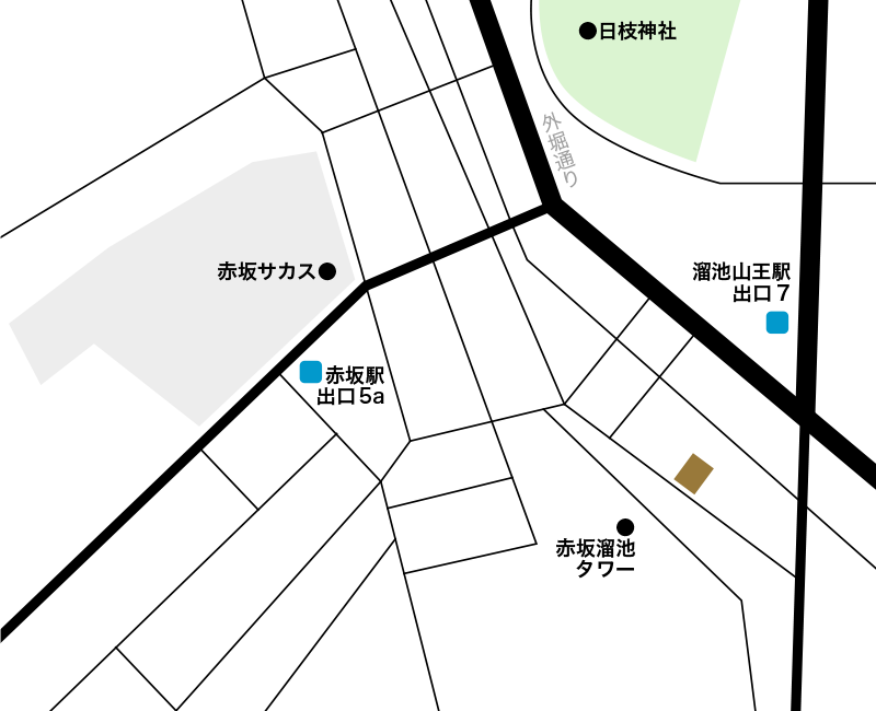 AKASAKA DUO SCALAのマップ