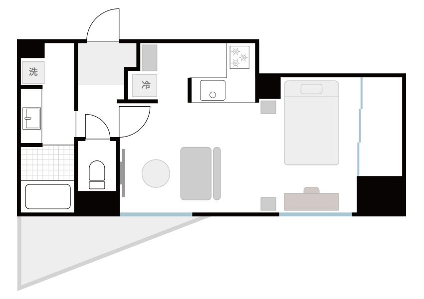 AKASAKA DUO SCALAの間取り図